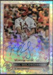 Paul Goldschmidt #CA-PG Baseball Cards 2022 Topps Chrome Logofractor Autographs Prices
