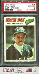 Ralph Garr #18 Baseball Cards 1977 Topps Cloth Stickers Prices