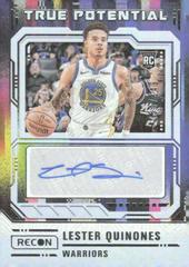 Lester Quinones #19 Basketball Cards 2023 Panini Recon True Potential Signature Prices