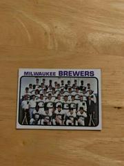 Milwaukee Brewers Baseball Cards 1973 Topps Team Checklist Prices
