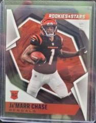 Ja'Marr Chase [Black and Blue] #107 Football Cards 2021 Panini Rookies and Stars Prices
