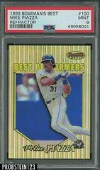 Mike Piazza [Refractor] #100 Baseball Cards 1999 Bowman's Best Prices
