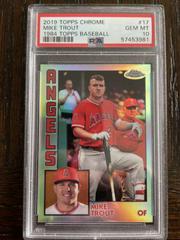 Mike Trout Baseball Cards 2019 Topps Chrome 1984 Baseball Prices