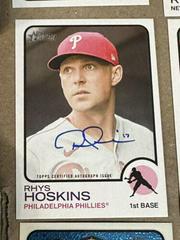 Rhys Hoskins #ROA-RH Baseball Cards 2022 Topps Heritage Real One Autographs Prices