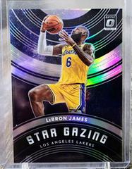 LeBron James [Holo] #12 Basketball Cards 2022 Panini Donruss Optic Star Gazing Prices