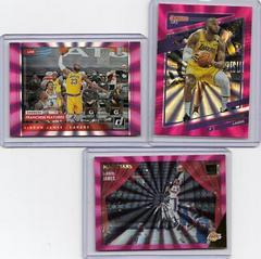 LeBron James [Pink Laser] #20 Basketball Cards 2021 Panini Donruss Franchise Features Prices