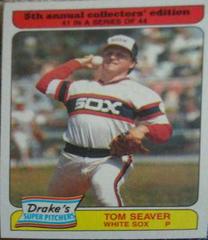 Tom Seaver #41 Baseball Cards 1985 Drake's Prices