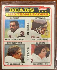 Bears Team Leaders [Checklist] #264 Football Cards 1981 Topps Prices