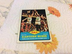 NBA Eastern Semis Celtics vs. Hawks #63 Basketball Cards 1973 Topps Prices