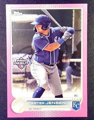 Carter Jensen [Fuchsia] #PD-100 Baseball Cards 2022 Topps Pro Debut Prices
