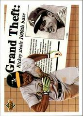 Rickey Henderson [Gold Hologram] #782 Baseball Cards 1992 Upper Deck Prices