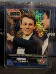 Luke Hughes [Blue Traxx] Hockey Cards 2023 O-Pee-Chee Platinum Preview Prices