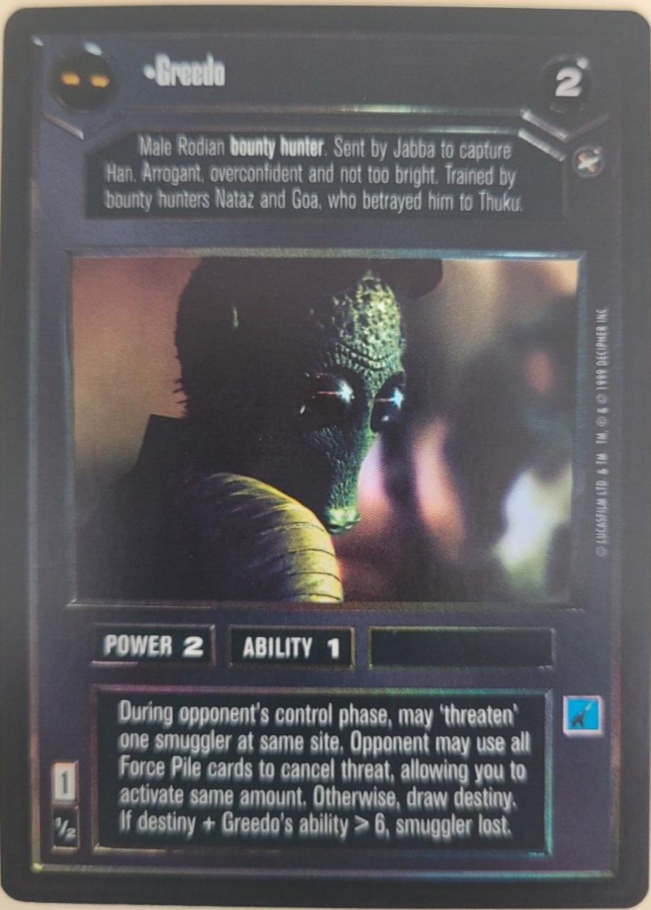 Greedo [Foil] Star Wars CCG Reflections