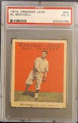 Al Bridwell #42 Baseball Cards 1914 Cracker Jack Prices