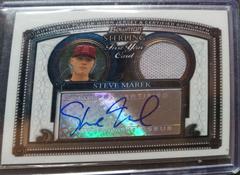 Steve Marek [Autograph Relic] #BS-SM Baseball Cards 2005 Bowman Sterling Prices