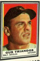 Gus Triandos Baseball Cards 1962 Topps Stamps Prices