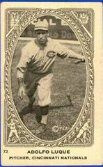 Adolfo Luque #72 Baseball Cards 1922 Neilson's Chocolate Type I Prices