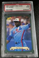 Tim Raines #29 Baseball Cards 1987 Classic MLB Game Prices