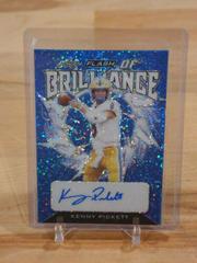 Kenny Pickett [Metalized Sparkles Blue] #FB-KP1 Football Cards 2022 Leaf Flash of Brilliance Autographs Prices