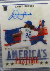 Andre Jackson [Gold] #AP-AN Baseball Cards 2022 Panini Chronicles America's Pastime Autographs Prices