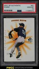 Ichiro #91 Baseball Cards 2001 SP Authentic Prices