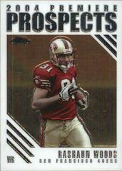 Rashaun Woods #PP16 Football Cards 2004 Topps Chrome Premiere Prospects Prices