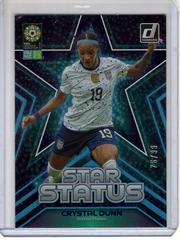 Crystal Dunn [Blue] #23 Soccer Cards 2023 Donruss FIFA Women's World Cup Star Status Prices