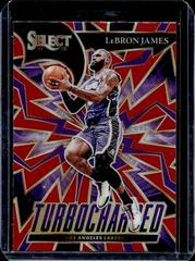 LeBron James [Red Prizm] #5 Basketball Cards 2021 Panini Select Turbo Charged Prices