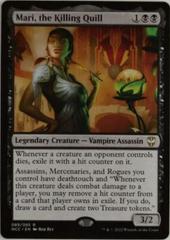 Mari, the Killing Quill [Extended Art] Magic New Capenna Commander Prices