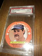 Don Mattingly Baseball Cards 1988 Fantastic Sam's Discs Prices