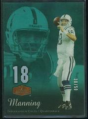 Peyton Manning [Emerald] #41 Football Cards 2006 Flair Showcase Prices