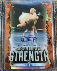 Tyler Bate Wrestling Cards 2021 Topps Chrome WWE Great Feats of Strength Autographs Prices