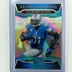 Calvin Johnson [Mirror Teal] #103 Football Cards 2019 Panini Certified Prices