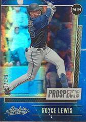 Royce Lewis [Spectrum Blue] #P-5 Baseball Cards 2021 Panini Absolute Prospects Prices