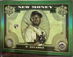 Francisco Alvarez [Green] #NM-2 Baseball Cards 2023 Bowman Platinum New Money Prices