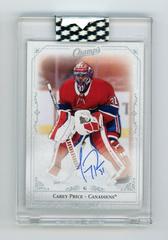 Carey Price Hockey Cards 2020 Upper Deck Clear Cut Champs Autographs Prices
