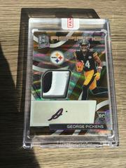 George Pickens [Psychedelic] #APA-GPI Football Cards 2022 Panini Spectra Aspiring Patch Autographs Prices