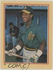 Rickey Henderson Baseball Cards 1984 Fleer Stickers Prices
