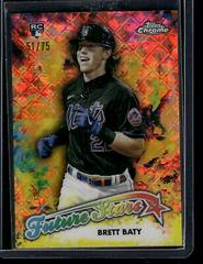 Brett Baty [Yellow] #FS-13 Baseball Cards 2023 Topps Chrome Future Stars Prices