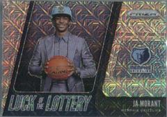 JA Morant [Mojo Prizm] Basketball Cards 2019 Panini Prizm Luck of the Lottery Prices