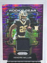 Kendre Miller [Purple] #RG-KM Football Cards 2023 Panini Prizm Rookie Gear Prices