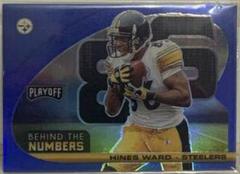 Hines Ward [Blue] #BTN-HWA Football Cards 2021 Panini Playoff Behind the Numbers Prices
