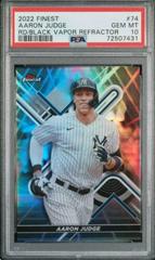 Aaron Judge [Red Black Vapor] #74 Baseball Cards 2022 Topps Finest Prices