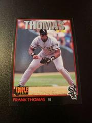 Frank Thomas Baseball Cards 1993 Panini Donruss Triple Play Prices