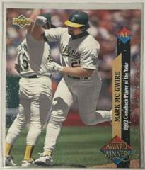 Mark McGwire [Gold Hologram] Baseball Cards 1993 Upper Deck Prices