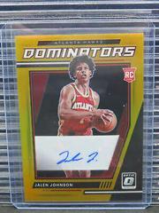Jalen Johnson [Gold] Basketball Cards 2021 Panini Donruss Optic Rookie Dominators Signatures Prices