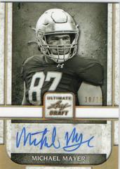 Michael Mayer [Gold] #PA-MM1 Football Cards 2022 Leaf Ultimate Draft Portrait Autographs Prices