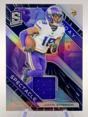 Justin Jefferson [Hyper] #9 Football Cards 2023 Panini Spectra Sunday Spectacle Prices
