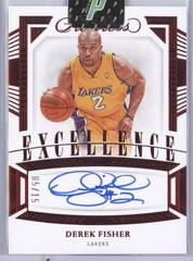 Derek Fisher [Ruby] #12 Basketball Cards 2022 Panini Flawless Excellence Signature Prices