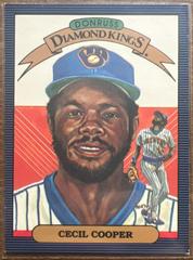 Cecil Cooper [Diamond Kings] Baseball Cards 1986 Donruss Prices